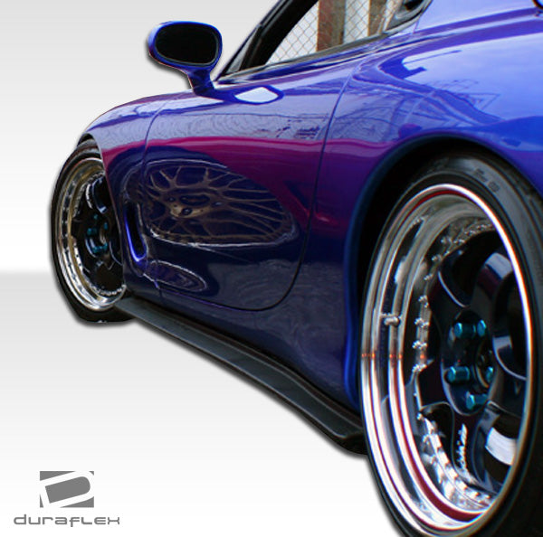 Transform Your 1993 - 1997 Mazda RX - 7 with Duraflex Type F Side Skirts Rocker Panels (2 - Piece Set)