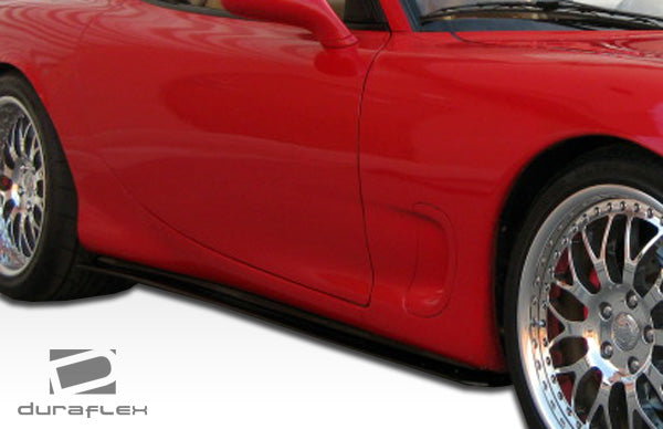Transform Your 1993 - 1997 Mazda RX - 7 with Duraflex Type F Side Skirts Rocker Panels (2 - Piece Set)