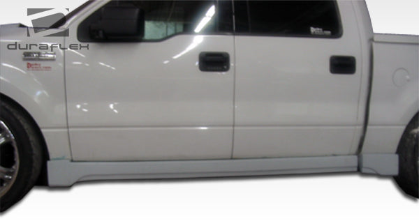 Enhance Your 2004 - 2008 Ford F - 150 4DR with Duraflex Platinum Side Skirts Rocker Panels - 4 Piece Set