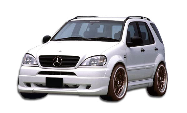 Upgrade Your 1998 - 2001 Mercedes ML Class W163 with Duraflex W - 1 Front Lip Under Spoiler Air Dam!