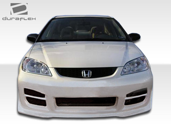 Upgrade Your 2004 - 2005 Honda Civic with Duraflex R34 One - Piece Front Bumper Cover