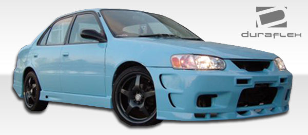 Upgrade Your 1993 - 2002 Toyota Corolla or Geo Prizm with Duraflex Bomber 2 - Piece Side Skirts Rocker Panels