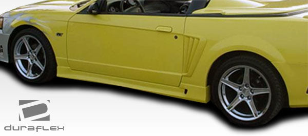 Enhance Your 1999 - 2004 Ford Mustang with Duraflex Colt Side Skirts Rocker Panels - 2 Piece Set