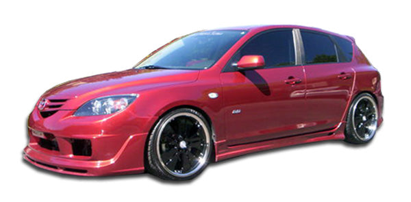 Upgrade Your 2004 - 2009 Mazda 3 with Duraflex K - 1 Side Skirts Rocker Panels (2 Piece Set)