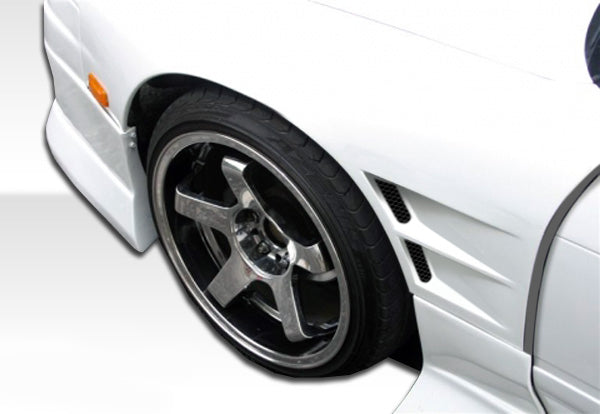 Enhanced 1989 - 1994 Nissan 240SX S13 Duraflex D - 1 Sport Fenders (+40mm) - 2 Piece Set