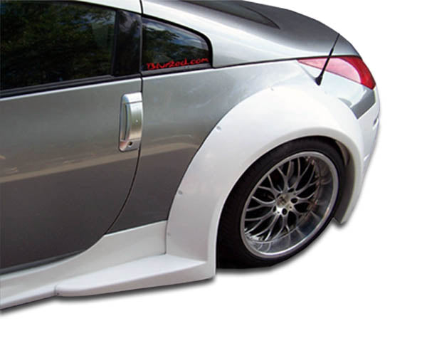 Upgrade Your 2003 - 2008 Nissan 350Z Z33 with Duraflex B - 2 Wide Body Rear Fender Flares (2 Piece Set)