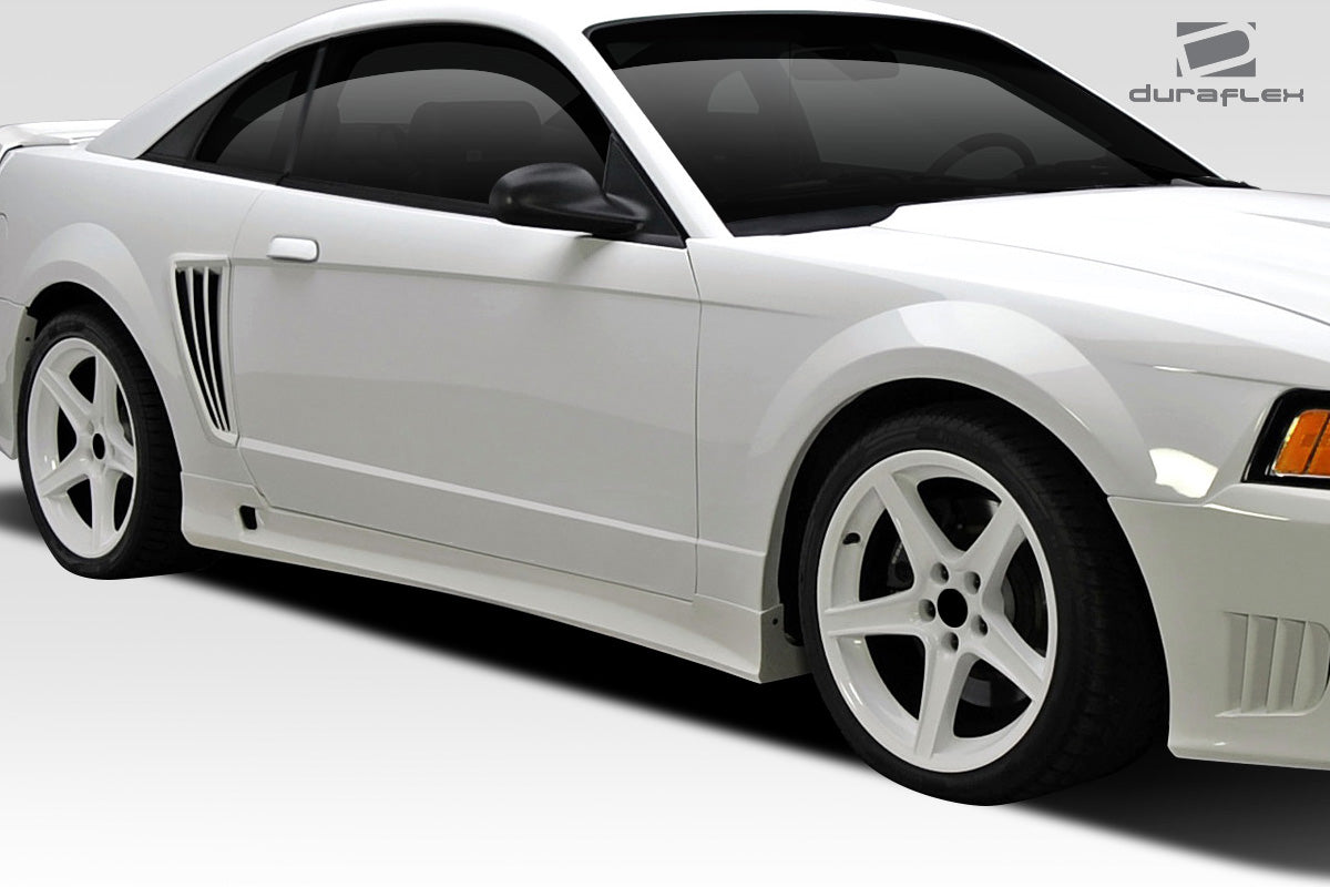 Enhance Your 1999 - 2004 Ford Mustang with Duraflex Colt Side Skirts Rocker Panels - 2 Piece Set