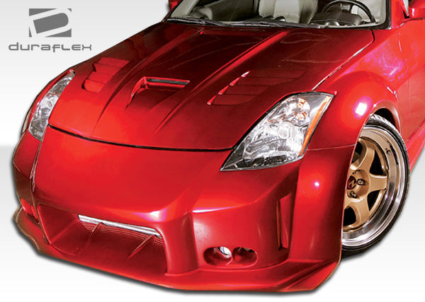 Upgrade Your 2003 - 2008 Nissan 350Z Z33 with Duraflex Vader 3 Wide Body Front Fender Flares - 2 Piece Set