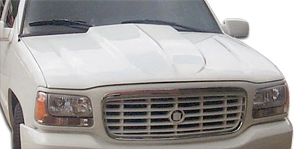 Upgrade Your Ride! 1999 - 2001 Cadillac Escalade & 1999 - 2000 GMC Denali Duraflex One - Piece Cowl Hood