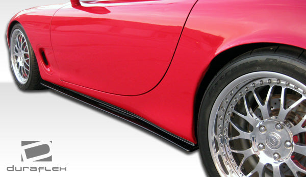 Transform Your 1993 - 1997 Mazda RX - 7 with Duraflex Type F Side Skirts Rocker Panels (2 - Piece Set)