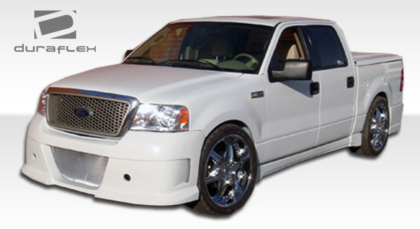 Enhance Your 2004 - 2008 Ford F - 150 4DR with Duraflex Platinum Side Skirts Rocker Panels - 4 Piece Set