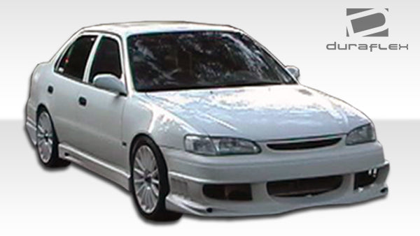 Upgrade Your 1993 - 2002 Toyota Corolla or Geo Prizm with Duraflex Bomber 2 - Piece Side Skirts Rocker Panels
