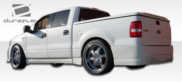 Enhance Your 2004 - 2008 Ford F - 150 4DR with Duraflex Platinum Side Skirts Rocker Panels - 4 Piece Set