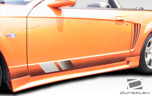 Enhance Your 1999 - 2004 Ford Mustang with Duraflex Colt Side Skirts Rocker Panels - 2 Piece Set