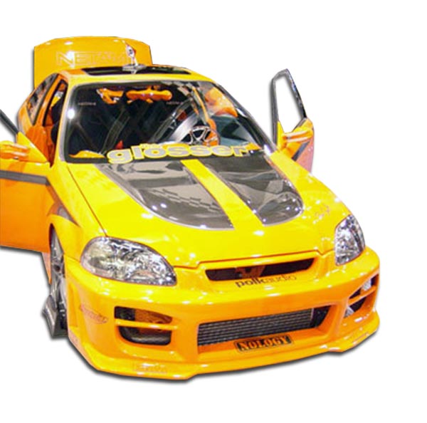 Revamp Your 1999 - 2000 Honda Civic with Duraflex R34 Front Bumper Cover!