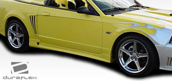 Enhance Your 1999 - 2004 Ford Mustang with Duraflex Colt Side Skirts Rocker Panels - 2 Piece Set