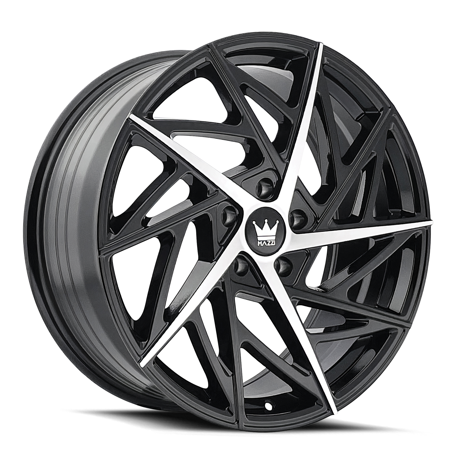 Mazzi Freestyle 18x8 Wheels - Gloss Black Machined Perfection!