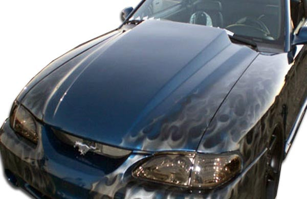 Get Your 1994 - 1998 Ford Mustang an Eye - Catching Duraflex 3 Cowl Hood (1 Piece)!