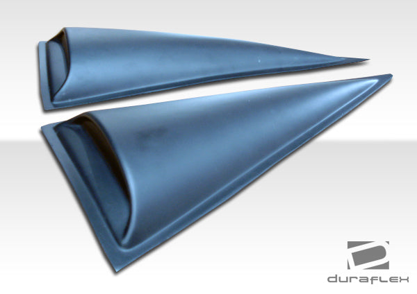 Rev Up Your 2006 - 2012 Mitsubishi Eclipse with Duraflex Racer Window Scoop Louvers - 2 Piece Set
