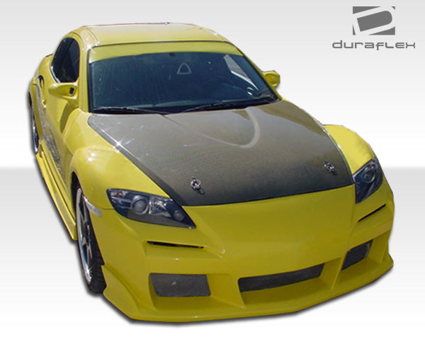Upgrade Your 2004 - 2011 Mazda RX - 8 with Duraflex Raven Side Skirts Rocker Panels (2 Piece Set)