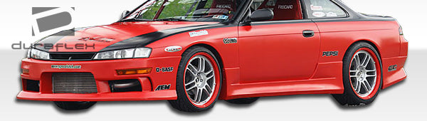 Revamp Your 1997 - 1998 Nissan 240SX S14 with Duraflex V - Speed 2 4 - Piece Body Kit!