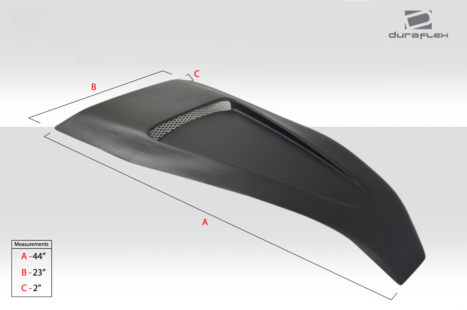 Get Your Hands on the Universal Duraflex Super Sport 1 - Piece Hood Scoop Now!