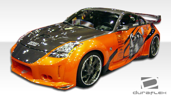 Revamp Your 2003 - 2008 Nissan 350Z Z33 with Duraflex Vader 3 Wide Body Front Bumper Cover!