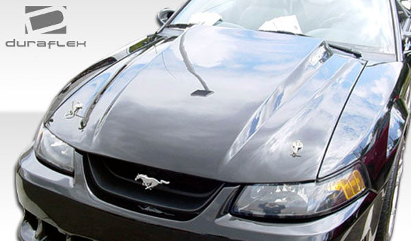 Get the Stunning 1999 - 2004 Ford Mustang Duraflex One - Piece Cowl Hood Now!