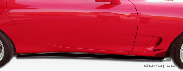 Transform Your 1993 - 1997 Mazda RX - 7 with Duraflex Type F Side Skirts Rocker Panels (2 - Piece Set)