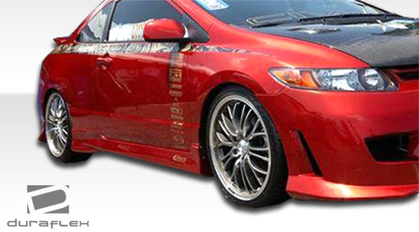 Upgrade Your 2006 - 2011 Honda Civic 2DR with Duraflex Type M Side Skirts Now!