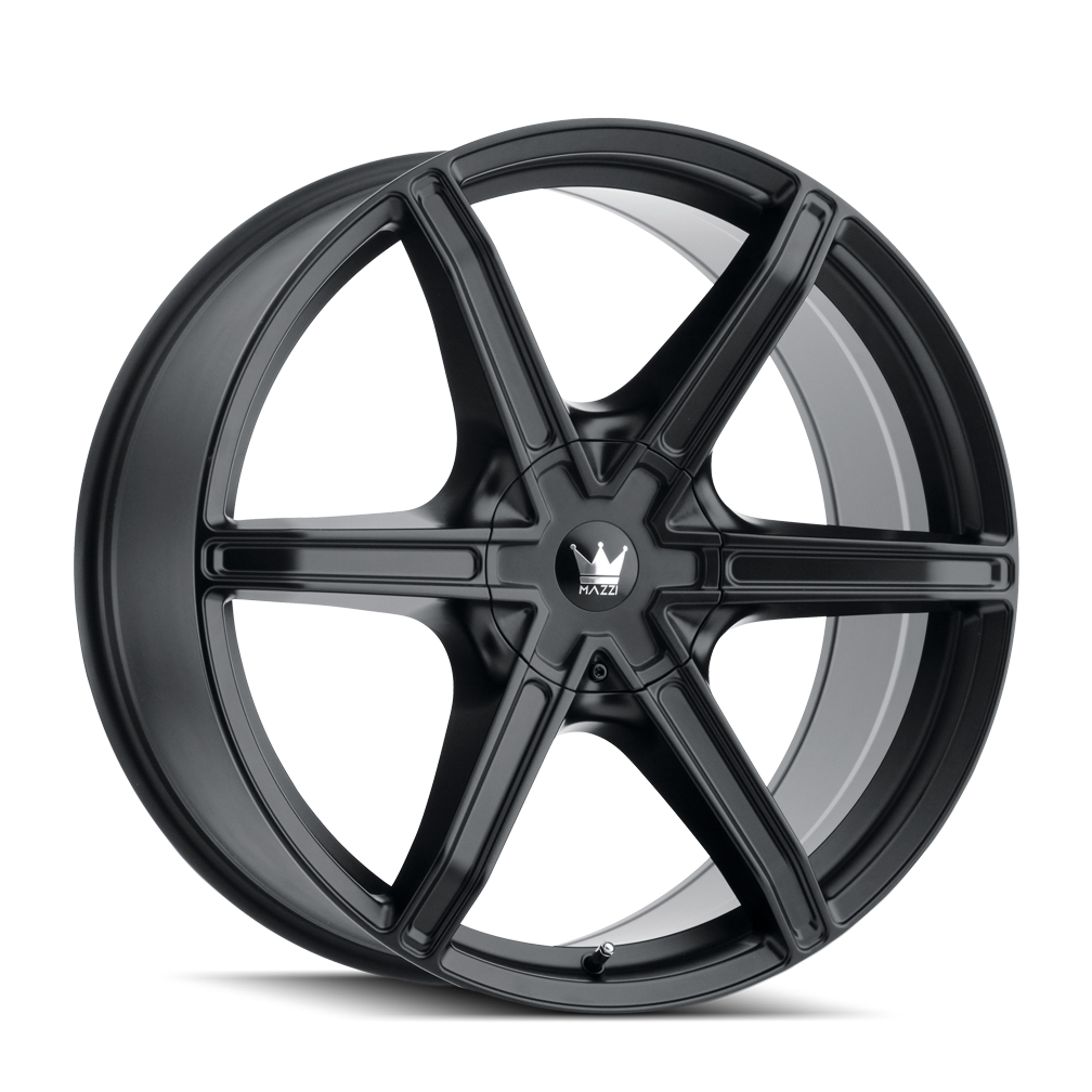 Stunning MAZZI STILTS 20x8.5 Wheels in Matte Black - A Must-Have!