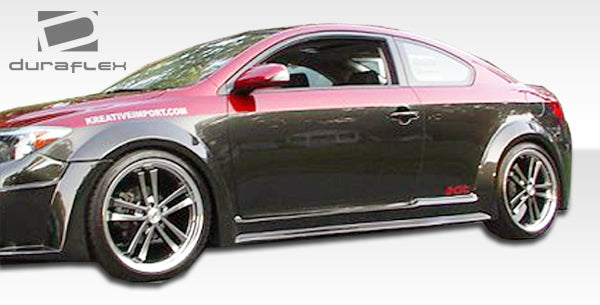 Unleash Your 2005 - 2010 Scion tC's Style with Duraflex Touring Wide Body 4 - Piece Fender Flares