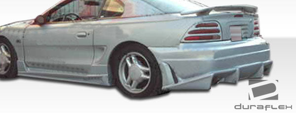 Revamp Your 1994 - 1998 Ford Mustang with Duraflex Bomber Rear Bumper Cover - Single Piece!