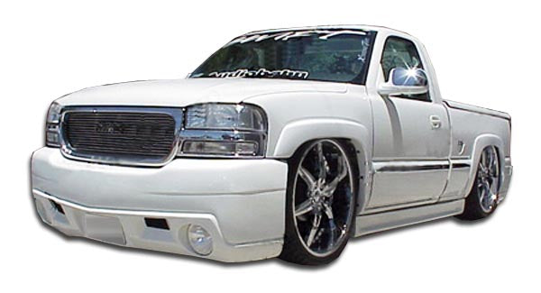 Upgrade Your Ride! 1999 - 2005 GMC Sierra & 2000 - 2006 Yukon Duraflex VIP One - Piece Front Bumper Cover