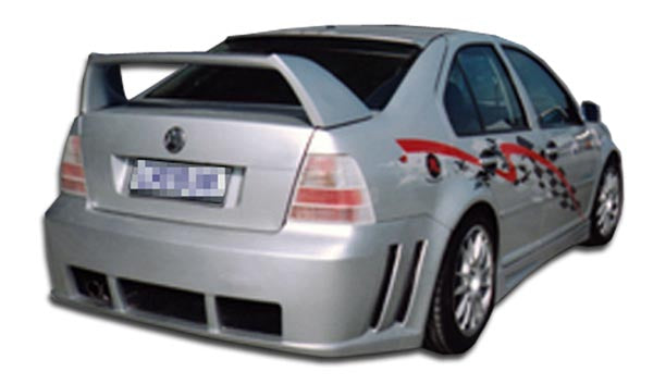Upgrade Your 1999 - 2004 Volkswagen Jetta with Duraflex Piranha Rear Bumper Cover - Single Piece!